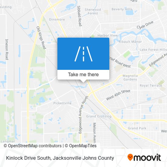 Kinlock Drive South map