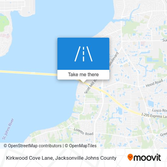 Mapa de Kirkwood Cove Lane