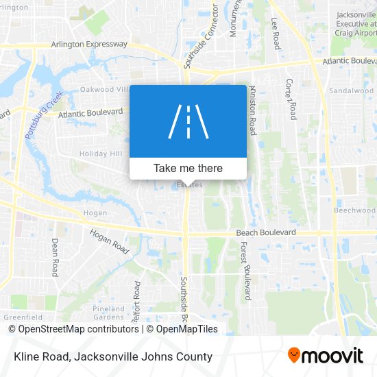 Mapa de Kline Road