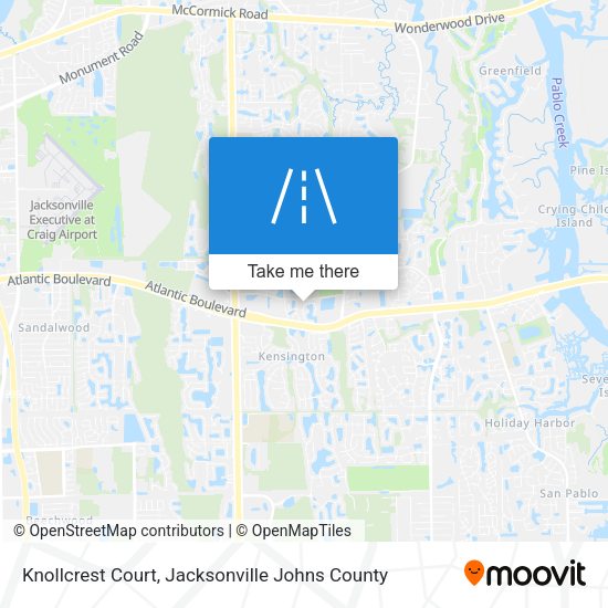 Mapa de Knollcrest Court