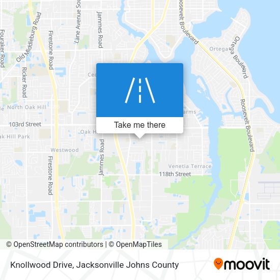 Knollwood Drive map