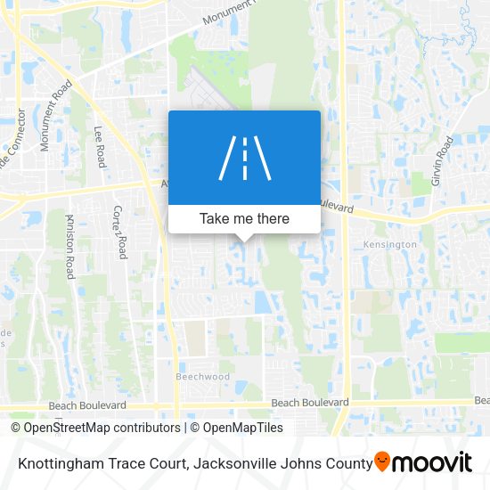 Knottingham Trace Court map