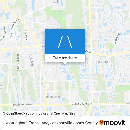 Mapa de Knottingham Trace Lane