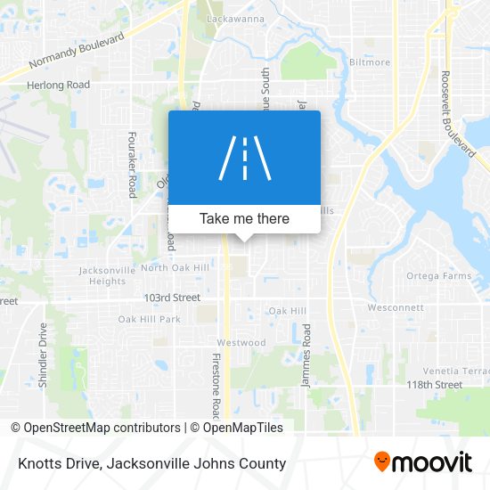 Knotts Drive map
