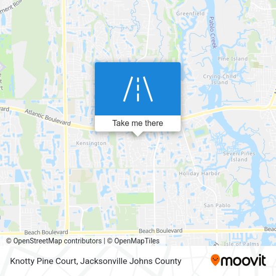 Knotty Pine Court map