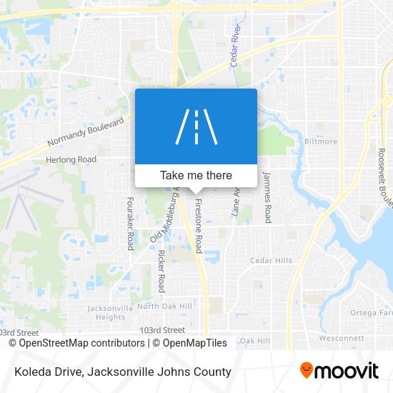 Koleda Drive map