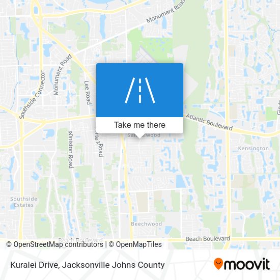 Kuralei Drive map