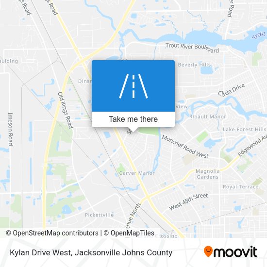 Mapa de Kylan Drive West