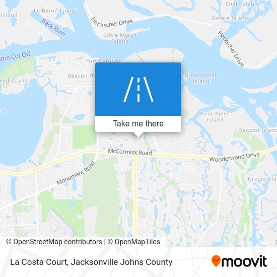 La Costa Court map