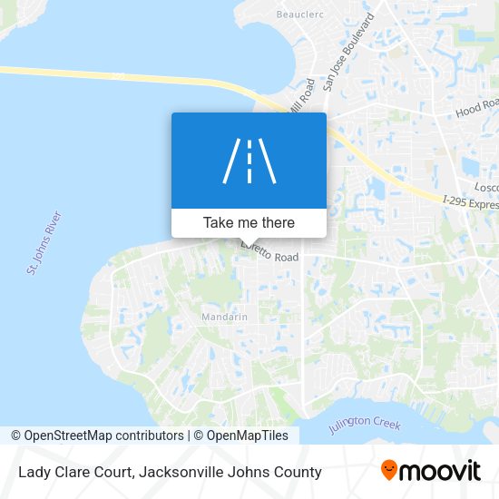 Lady Clare Court map