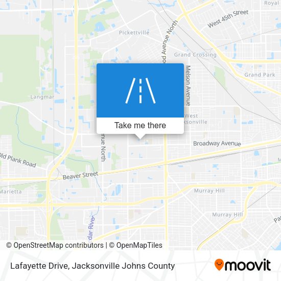 Lafayette Drive map