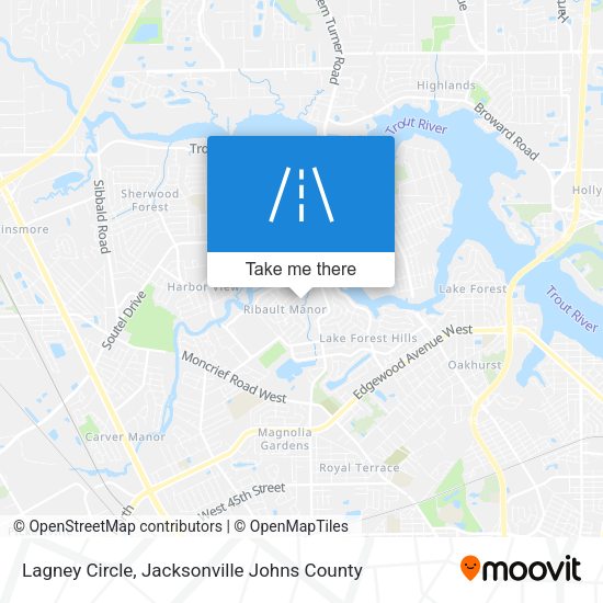 Mapa de Lagney Circle