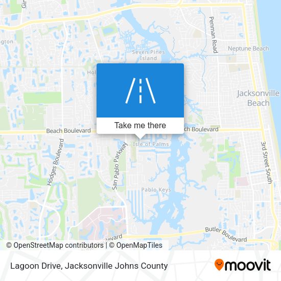 Mapa de Lagoon Drive