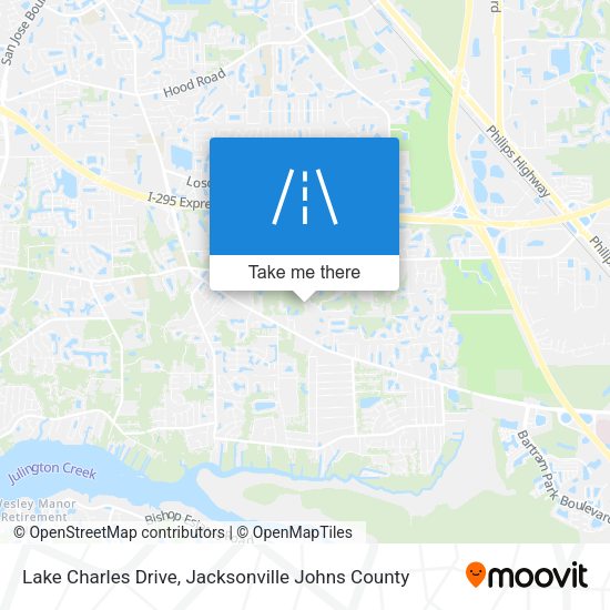 Mapa de Lake Charles Drive