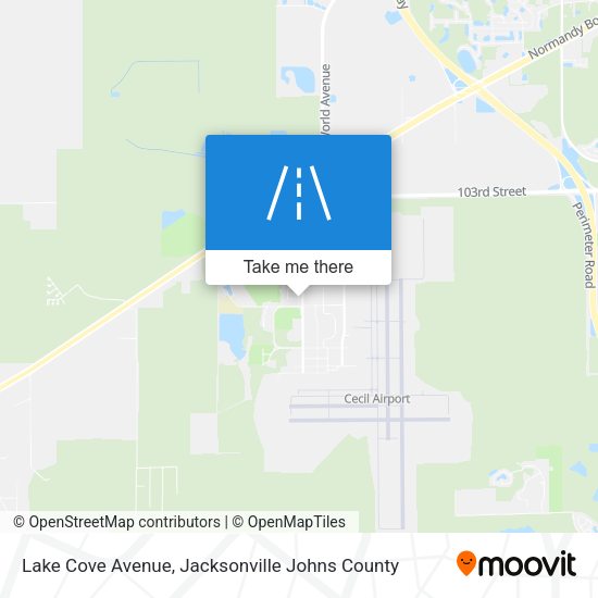 Lake Cove Avenue map