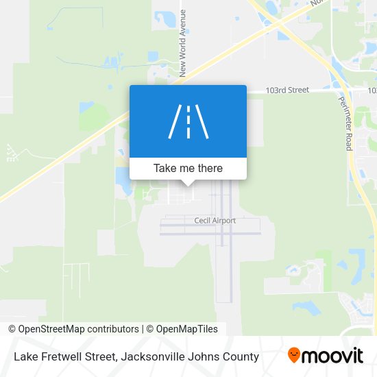 Mapa de Lake Fretwell Street