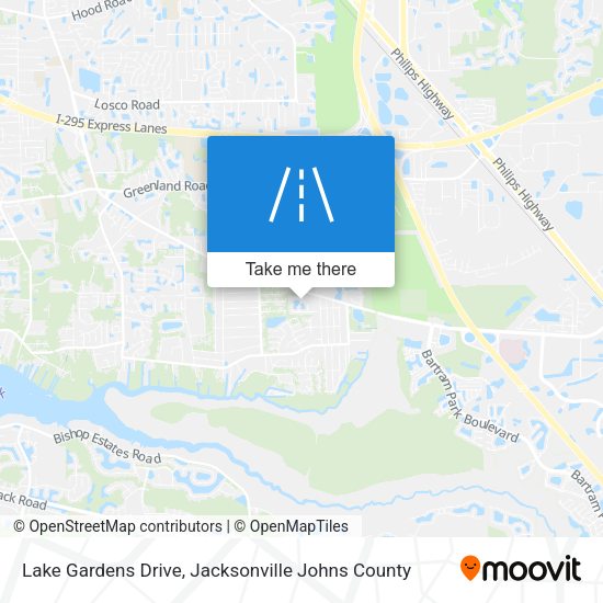 Lake Gardens Drive map