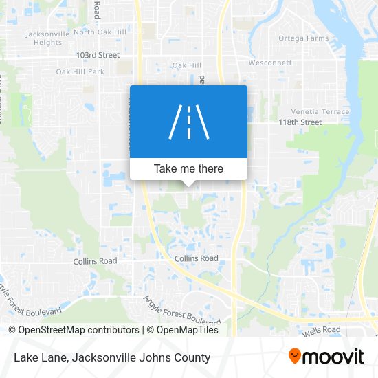 Lake Lane map