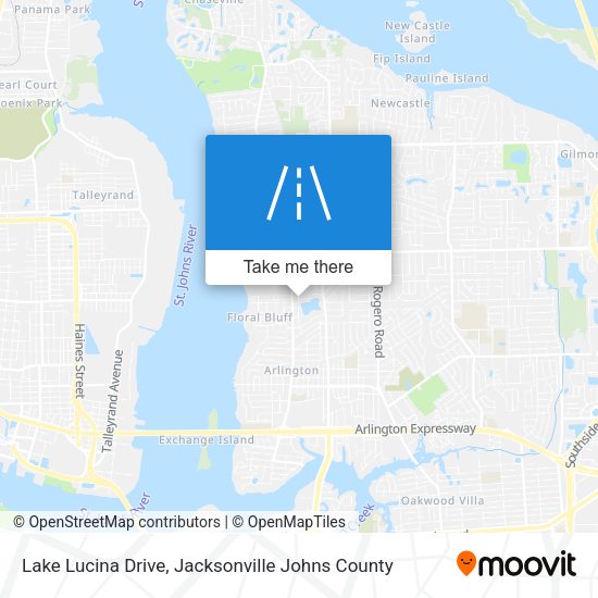 Lake Lucina Drive map