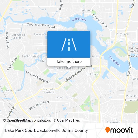 Lake Park Court map