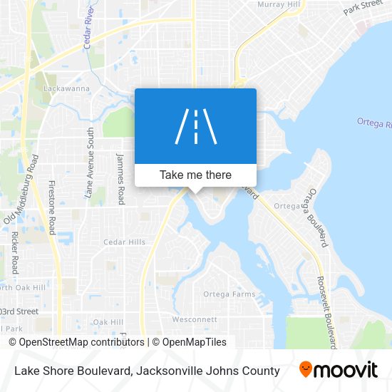 Mapa de Lake Shore Boulevard