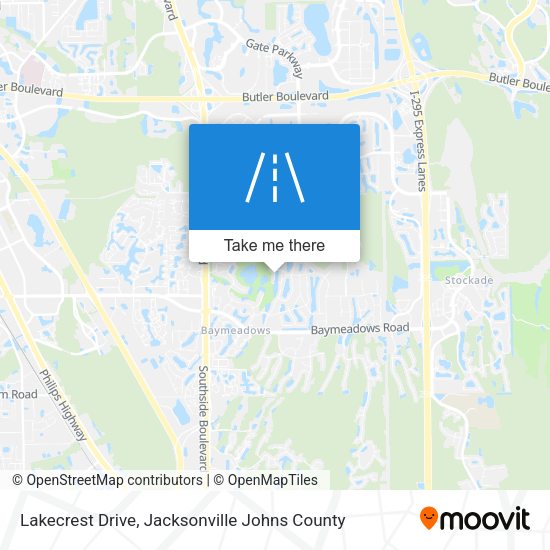 Lakecrest Drive map