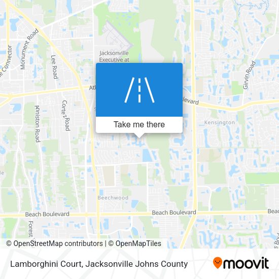 Lamborghini Court map