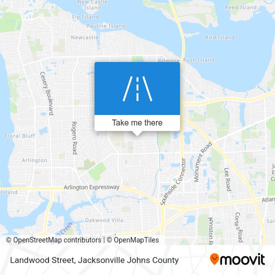 Mapa de Landwood Street