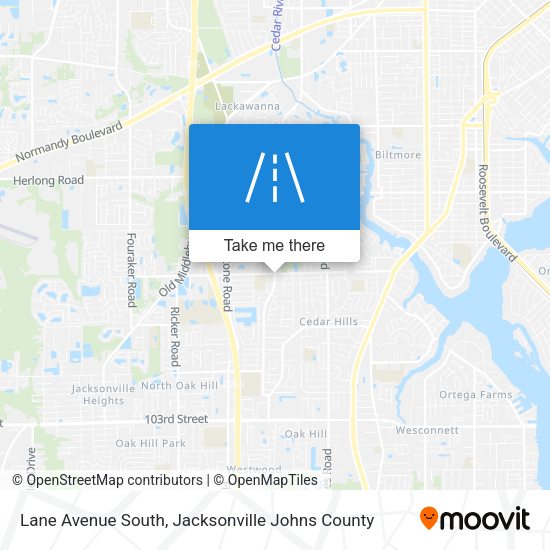 Lane Avenue South map