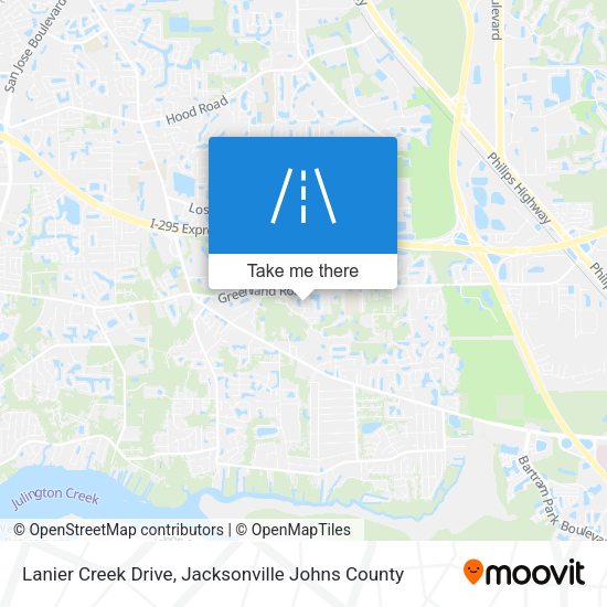 Lanier Creek Drive map