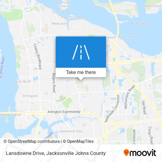 Mapa de Lansdowne Drive