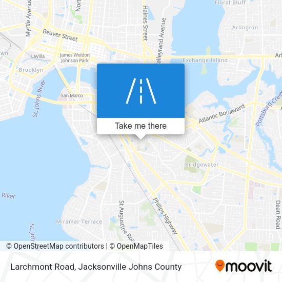 Mapa de Larchmont Road