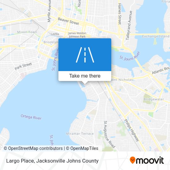 Largo Place map