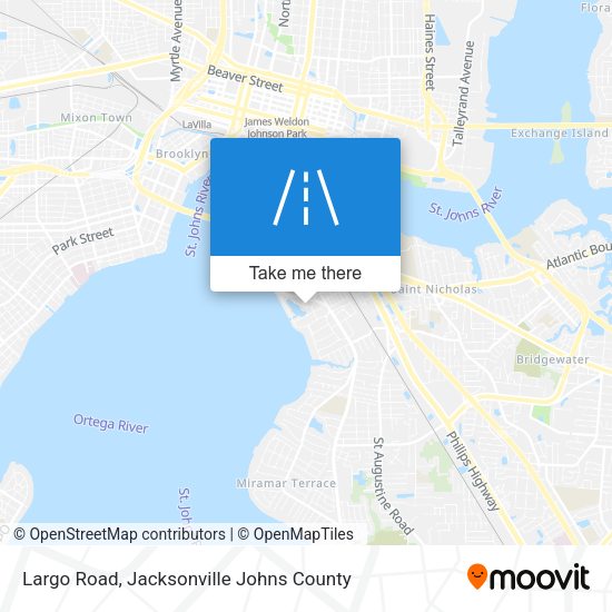 Largo Road map