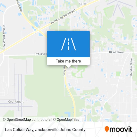 Las Colias Way map
