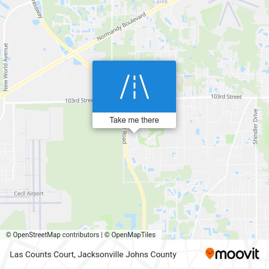 Las Counts Court map