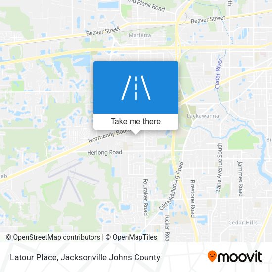 Latour Place map
