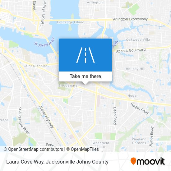 Laura Cove Way map
