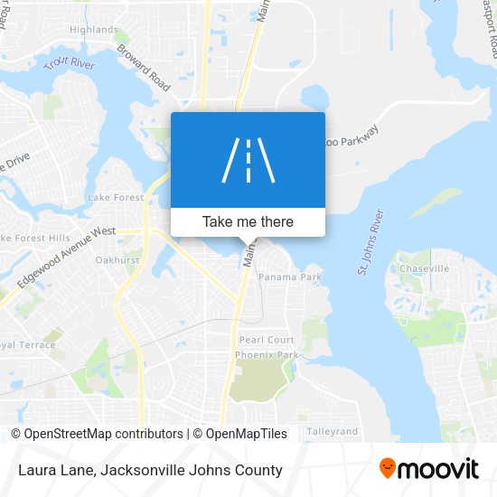 Laura Lane map