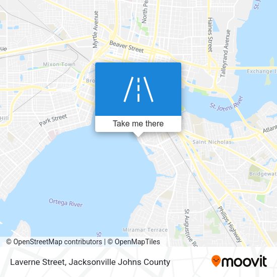 Mapa de Laverne Street