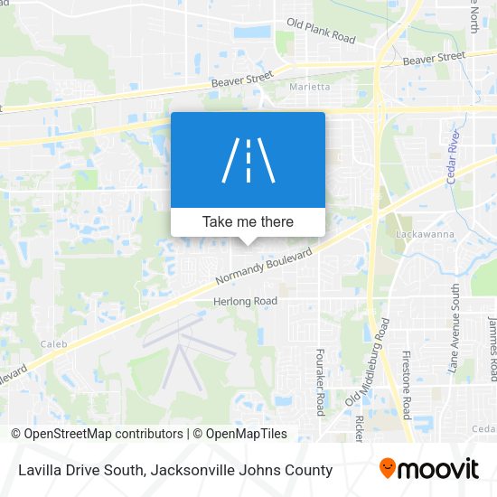Mapa de Lavilla Drive South