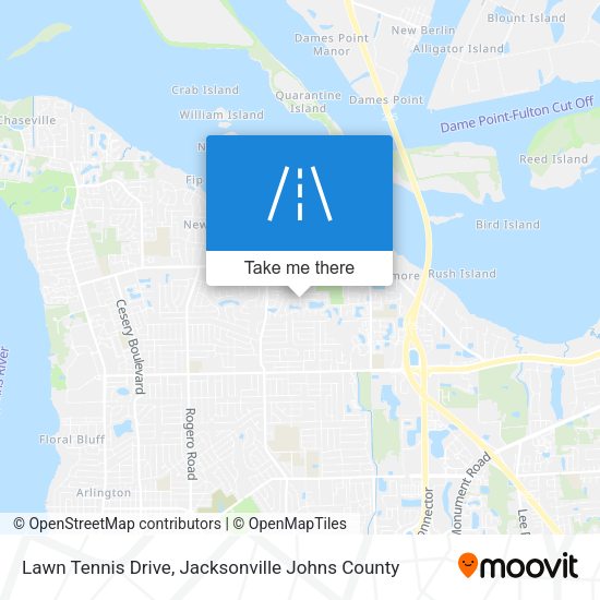 Mapa de Lawn Tennis Drive