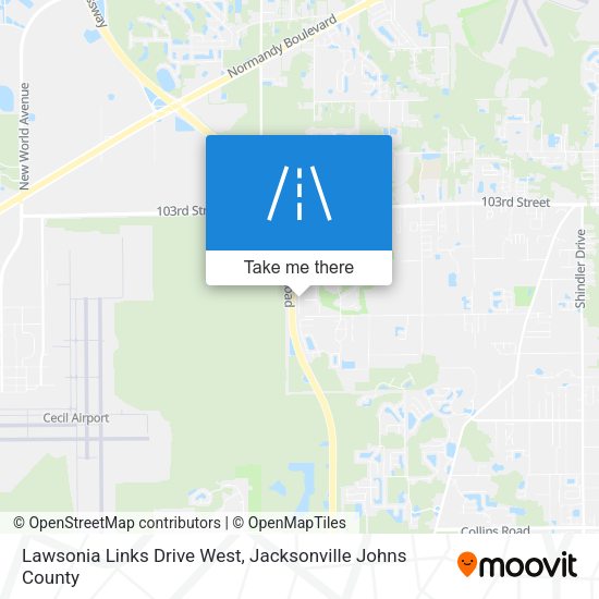 Lawsonia Links Drive West map