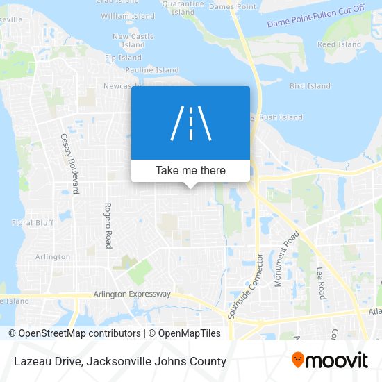 Mapa de Lazeau Drive