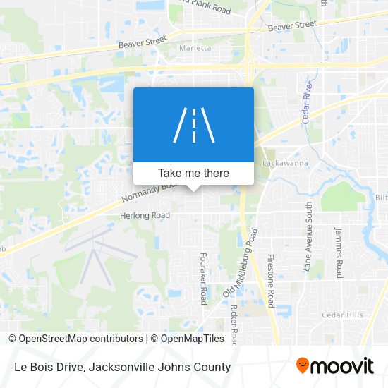 Le Bois Drive map