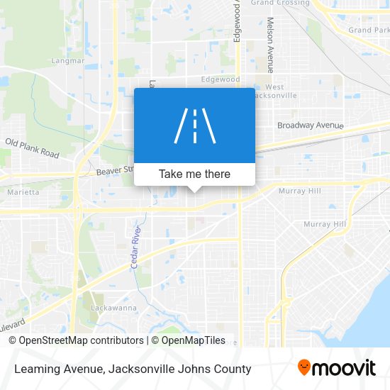 Leaming Avenue map