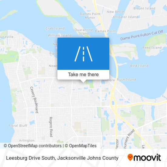 Leesburg Drive South map