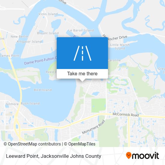 Leeward Point map