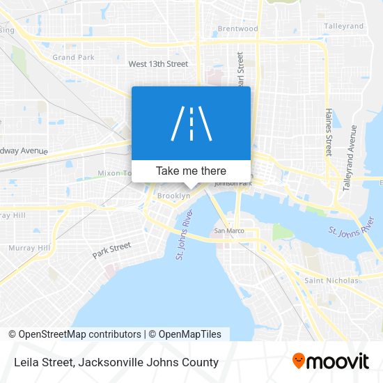 Leila Street map