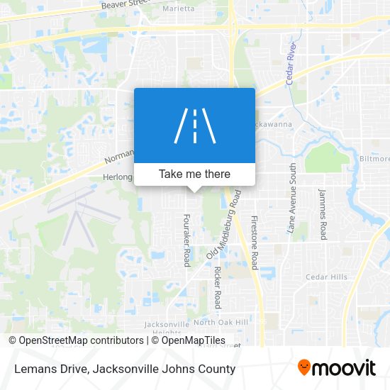 Lemans Drive map
